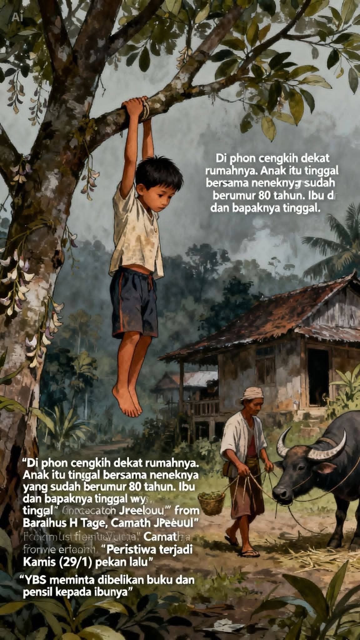 Pulpen, Buku, dan Secuil Pesan Terakhir: Duka Sunyi Bocah SD di Ngada