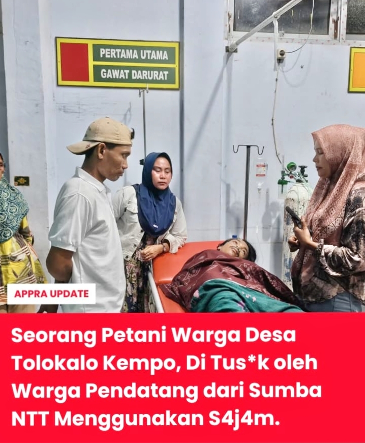 Penikaman Berdarah di Dompu, Korban Luka Tusuk — Polisi Buru Terduga Pelaku