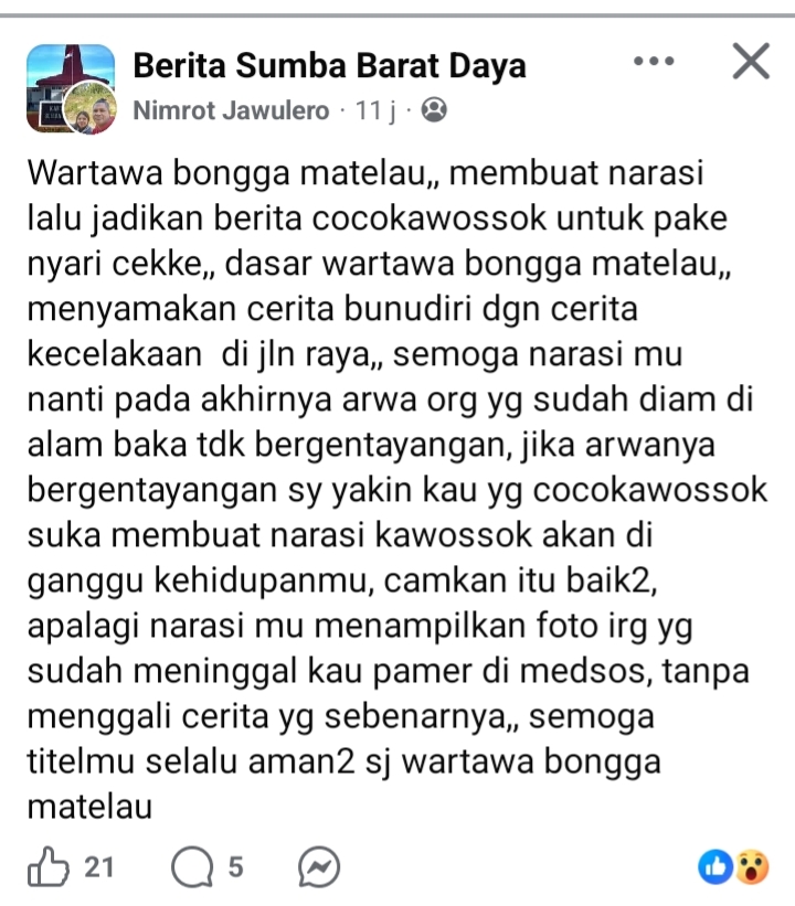 Pernyataan Kontroversial Nimrot Jawulero Disorot — Fakta Lapangan dan Data Keluarga Menguat ke Publik