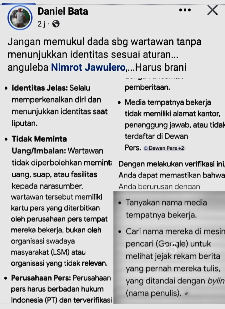 SILET SUMBA | TAJAM, AKTUAL, TERPERCAYA“OPINI VS FAKTA: WARTAWAN DITUDING, DATA BERBICARA”