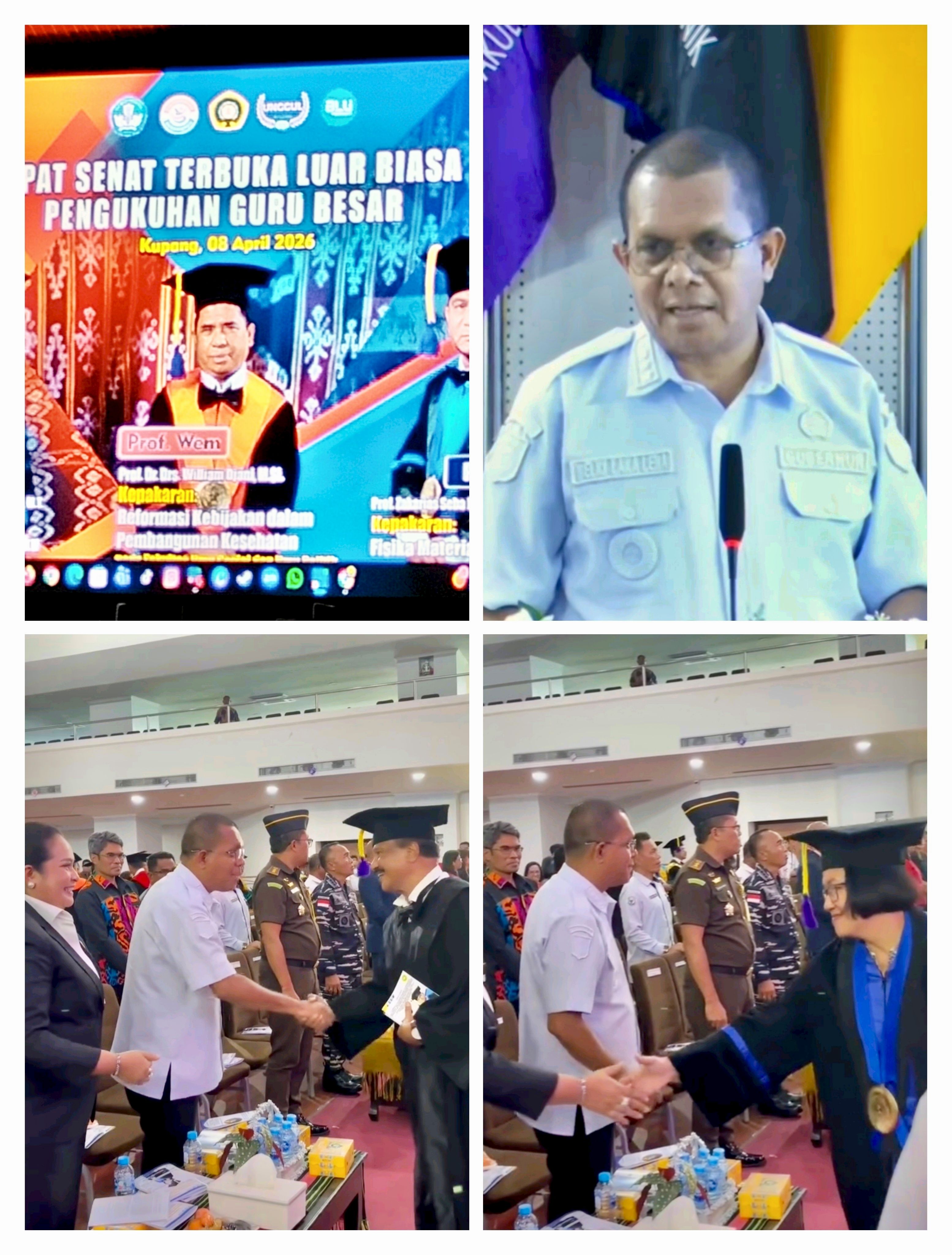 “Dari Mimbar Akademik ke Akar Masalah NTT: Tiga Guru Besar Undana Tak Sekadar Dikukuhkan”