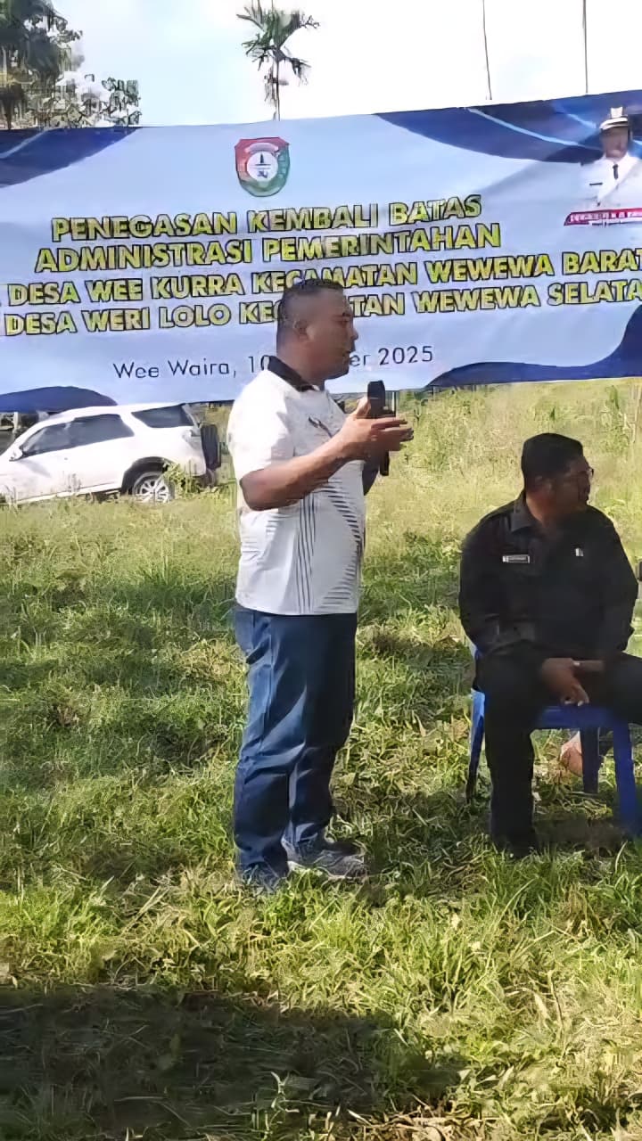 Kadis PMD SBD Simon Lende: Peta Batas Desa Hasil Kesepakatan Tokoh Adat, Bukan Dibuat Sepihak