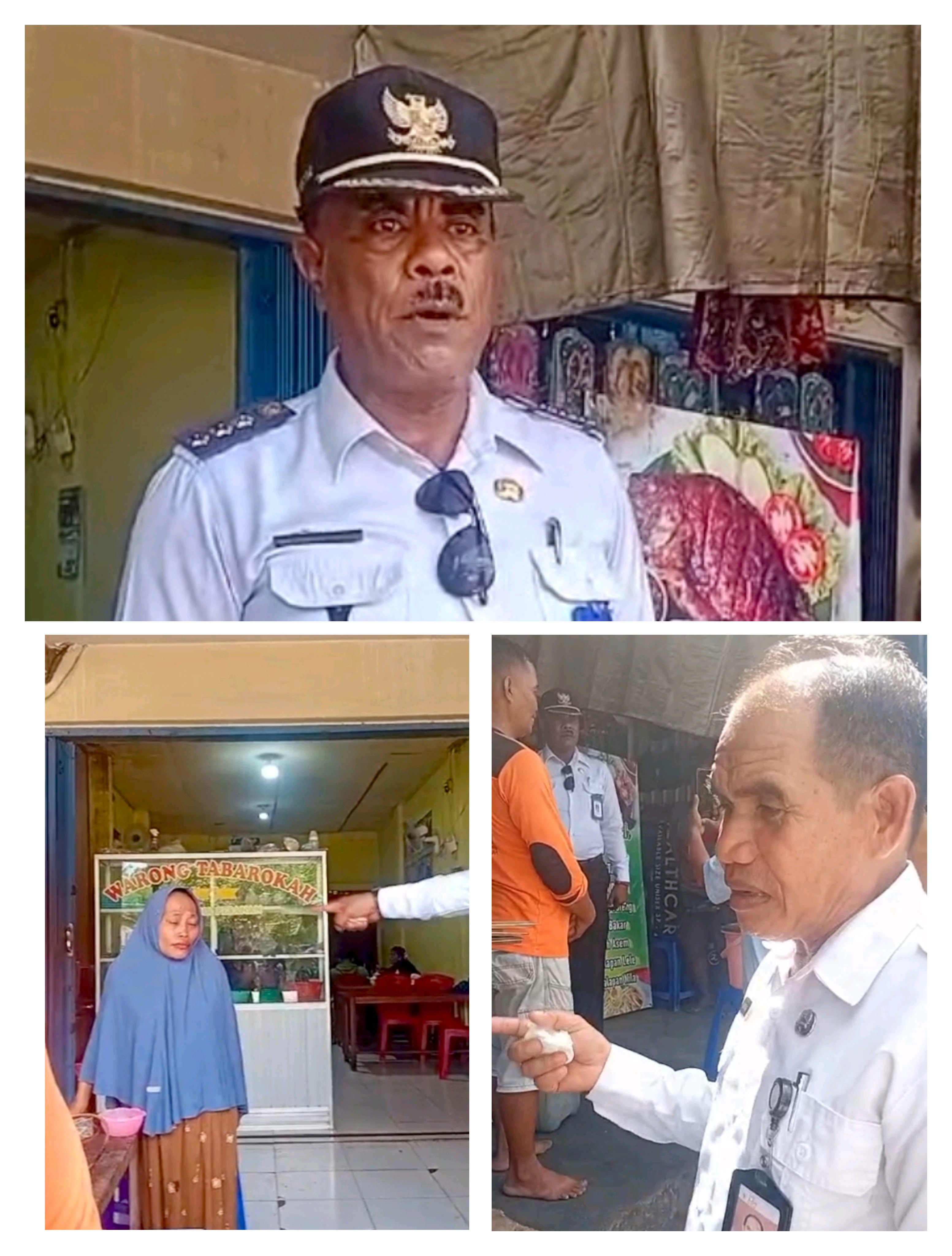 Sidak Warung Barokah Waitabula, Camat Kota Tambolaka dan Kadis Kesehatan Soroti Kebersihan Tempat Ikan Dekat Kamar Mandi