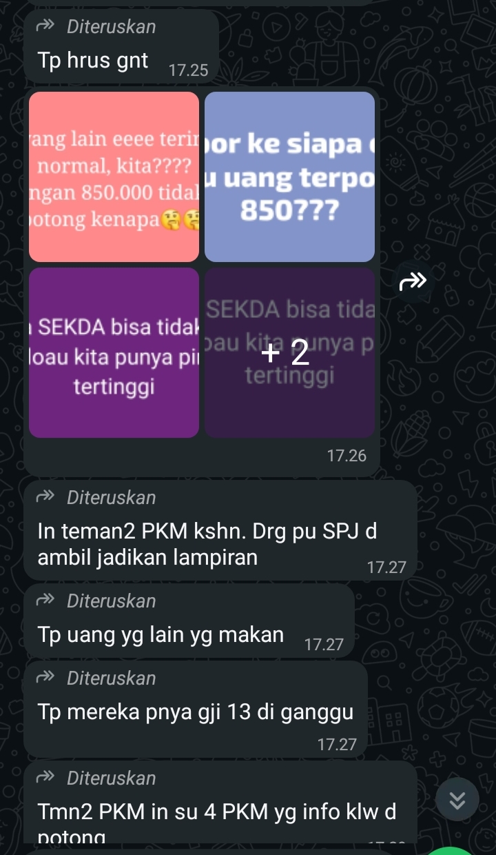 Keluhan Pegawai Terkait Pemotongan Gaji ke-13 di Lingkup Dinas Kesehatan Sumba Barat Daya