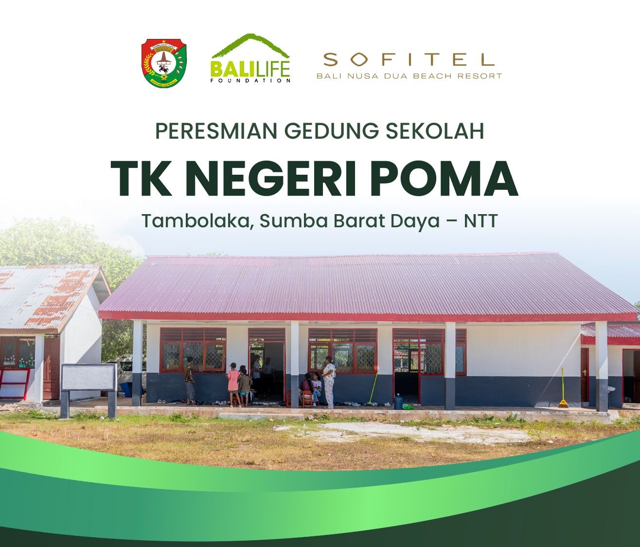 Yayasan Bali Life Foundation Rampungkan Pembangunan TK Negeri Poma, Peresmian Dijadwalkan 15 Juli 2026