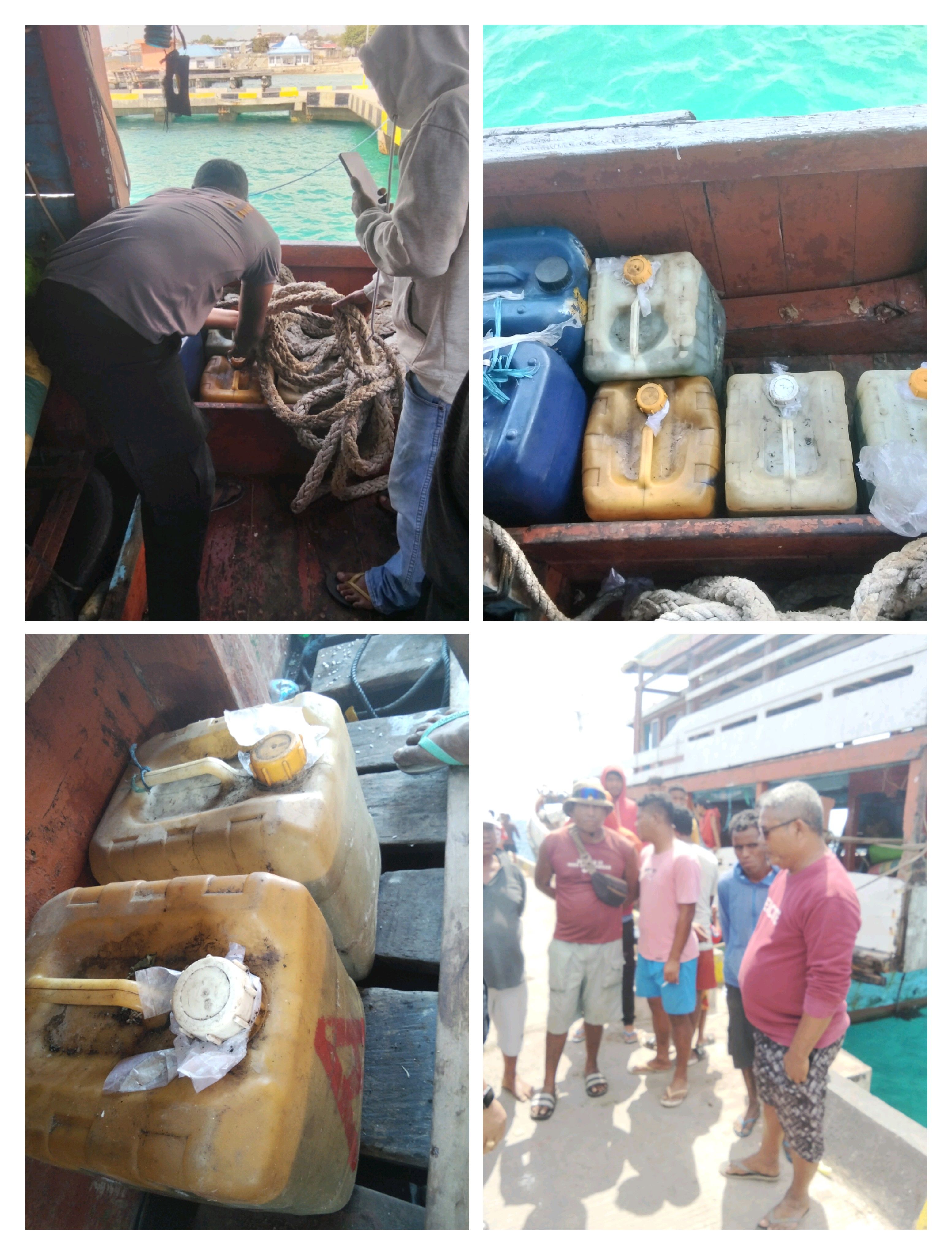 Diduga Angkut Pertalite Bersubsidi ke Sumba, Kapal Ridho Ilahi Diperiksa Tim Tipidter Polres SBD