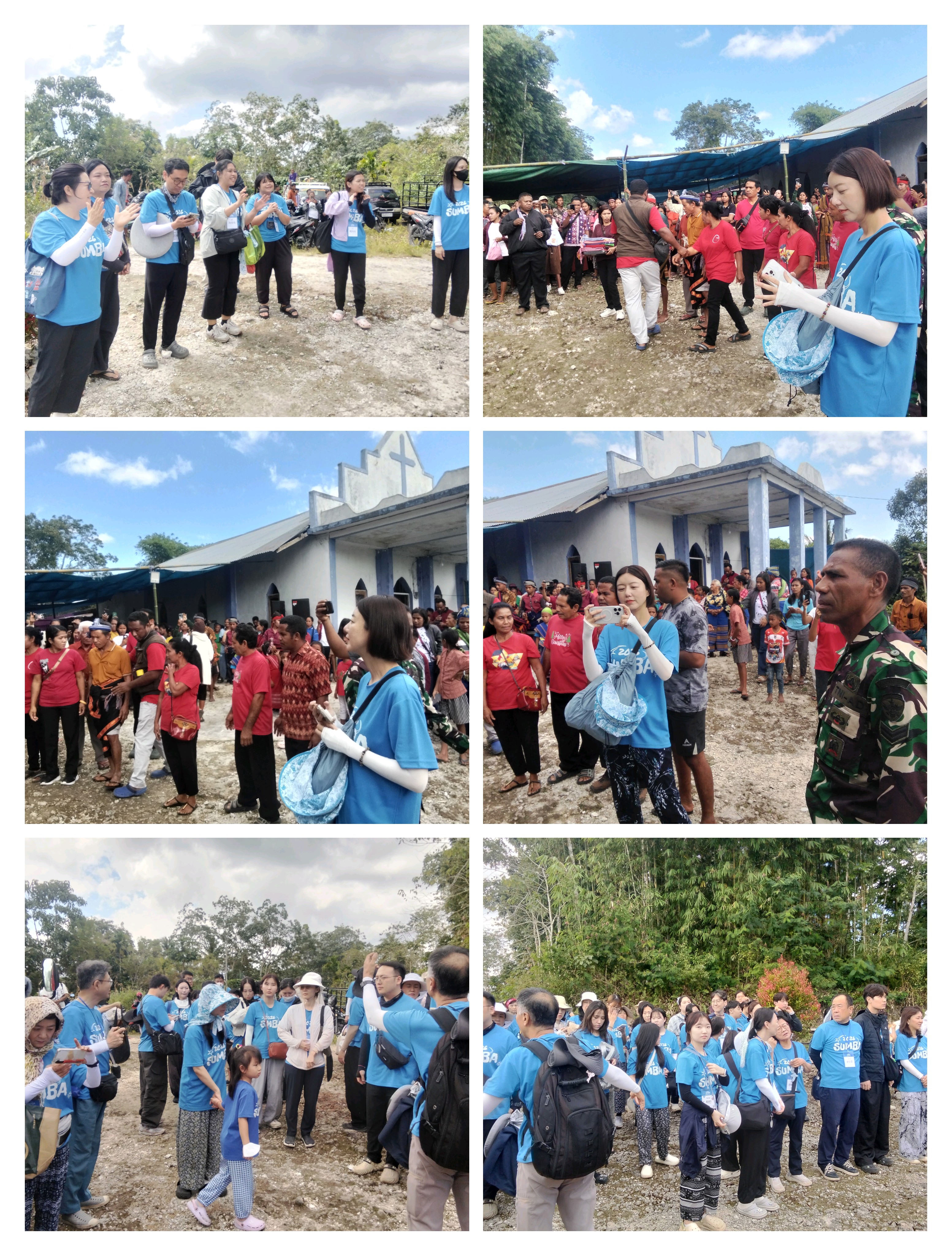 Hamba Tuhan dan 23 Dokter Korea Selatan Disambut Meriah dengan Tarian Adat dan Pengobatan Gratis di GKSI Hosana Lolo Ole