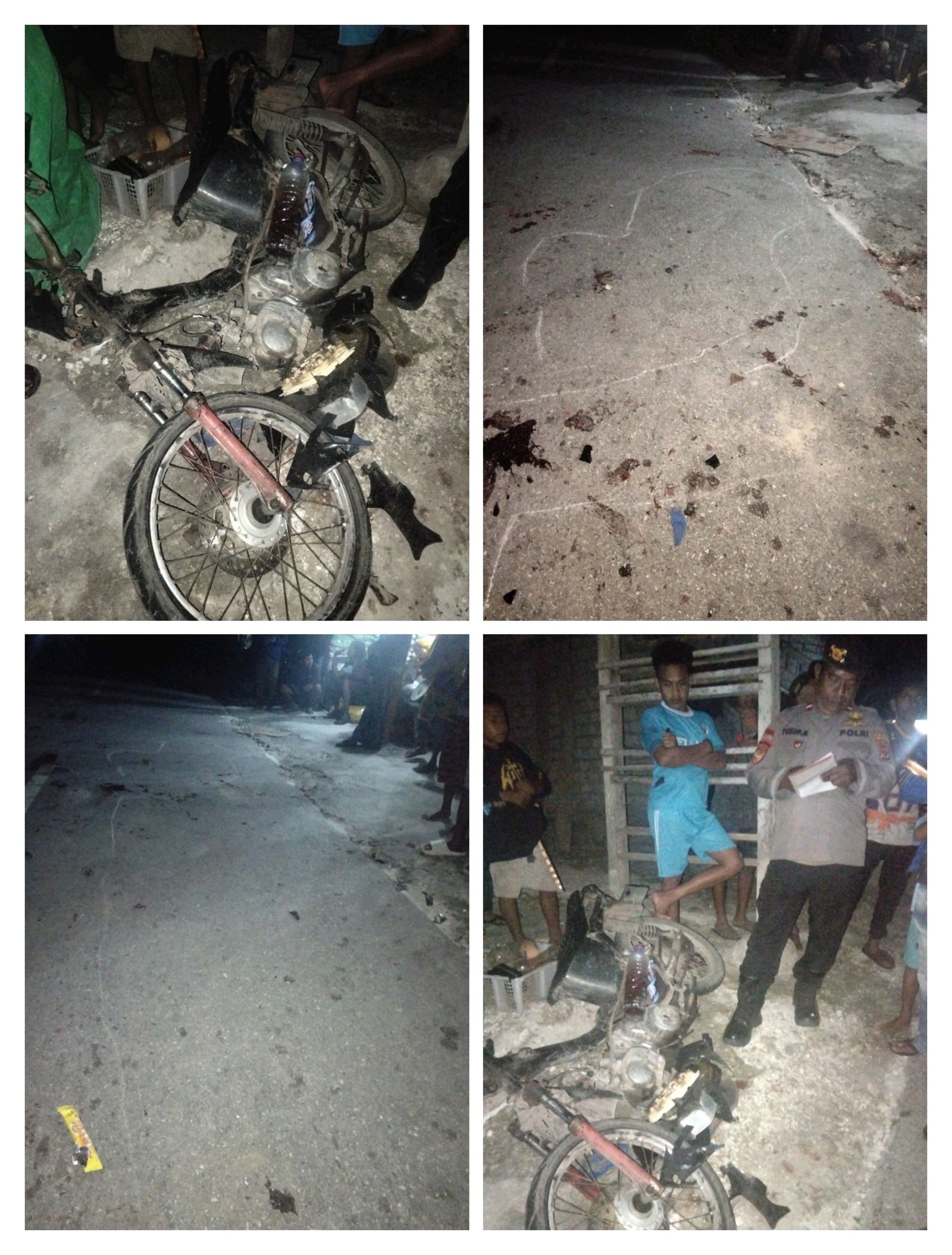 Breaking News | SiletSumba.comDiduga Pengendara Mabuk Miras, Sepeda Motor Hantam Pikap yang Sedang Bongkar Beras di Redapada