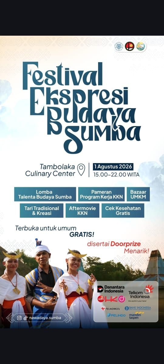 Festival Ekspresi Budaya Sumba Jadi Ruang Pelestarian Seni, Digelar Mahasiswa UGM yang Sedang KKN