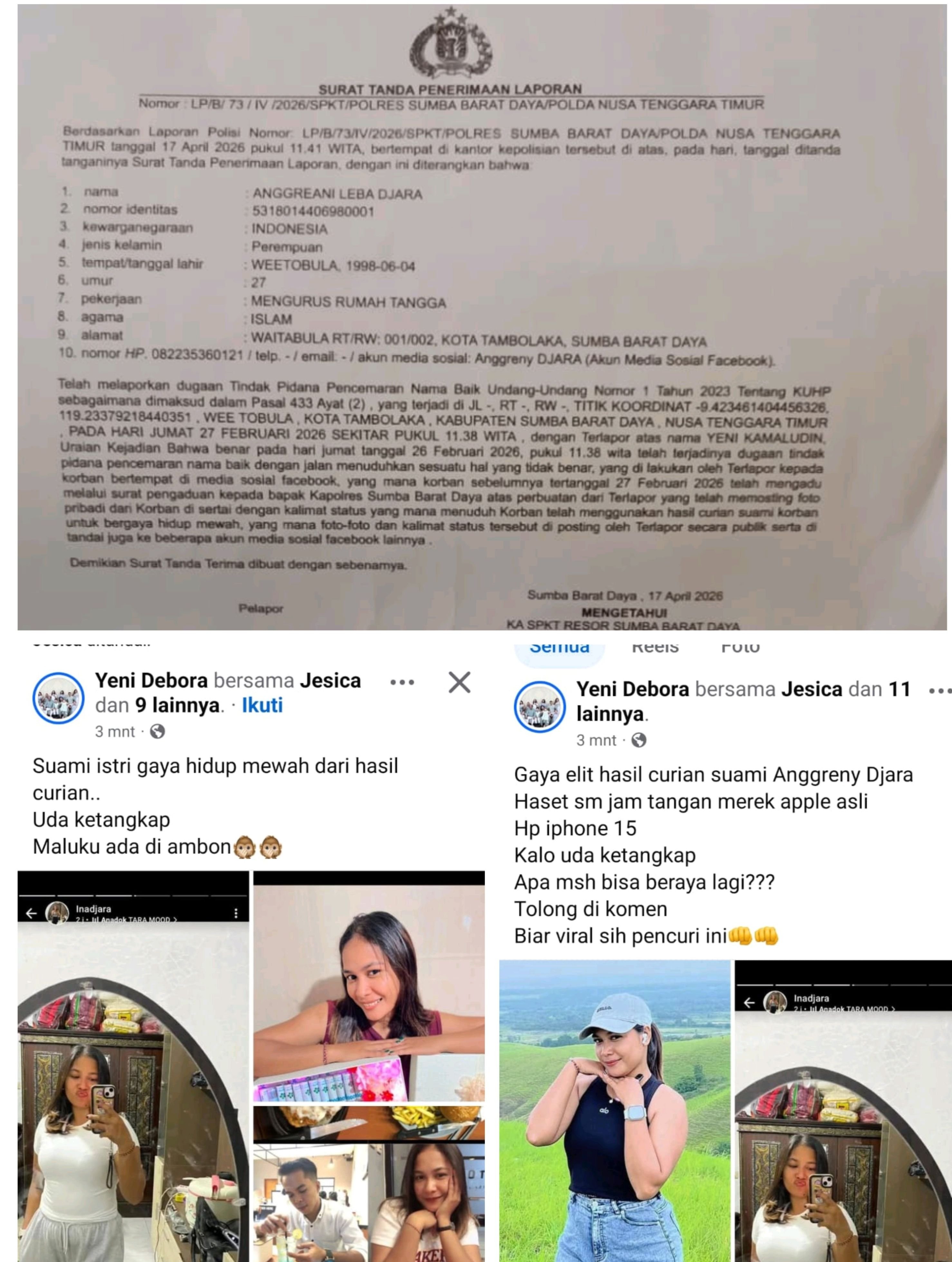 Unggahan Media Sosial Berujung Laporan Polisi, Dugaan Pencemaran Nama Baik Masuk Ranah Hukum