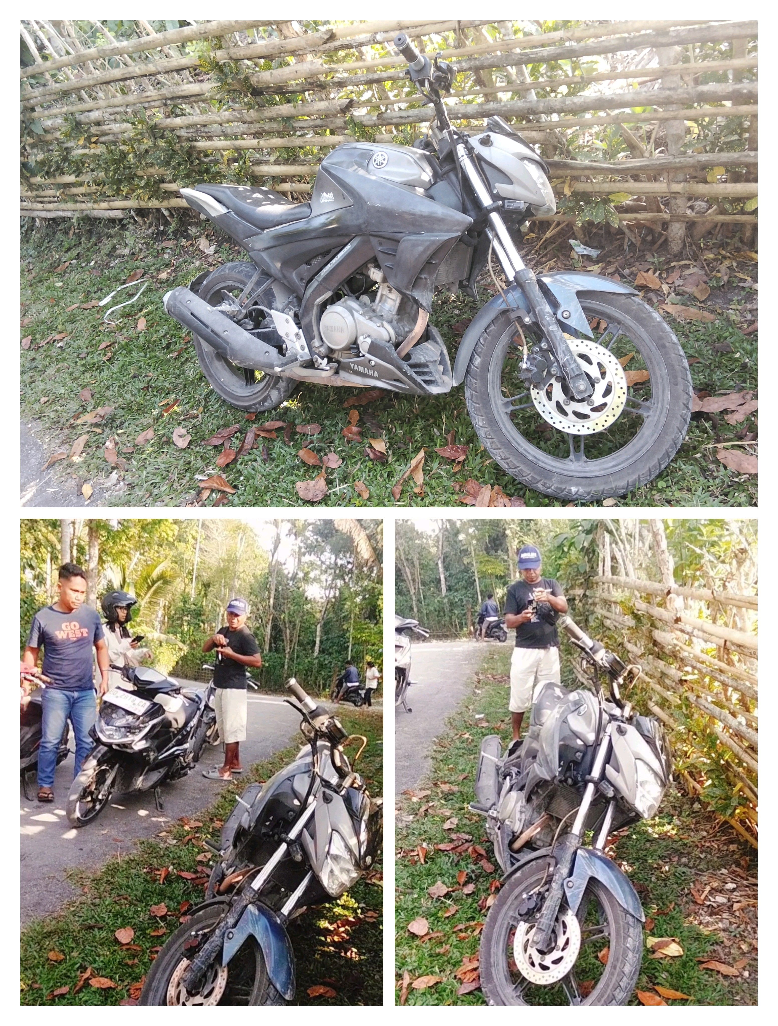 Motor Vixion New Milik Ferdinand Adinata Baga Ditemukan Setelah Dilaporkan Hilang di Elomata